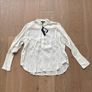 rag & bone Cream Blouse